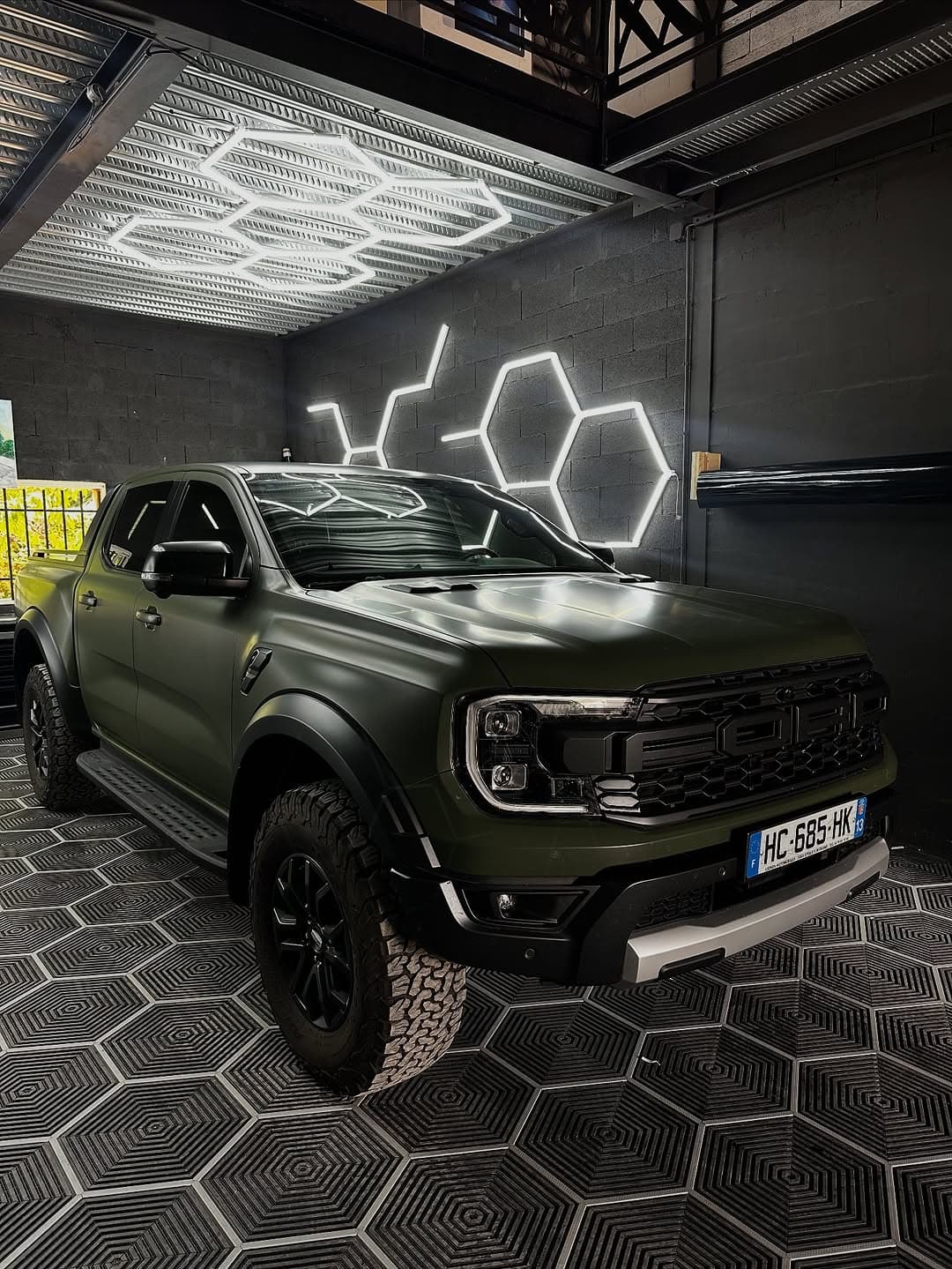 💥 FORD RAPTOR – FULL WRAP KAKI MAT 💥